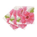 Rockflowerpaper Pink Peony Floral Paper Cocktail Napkins