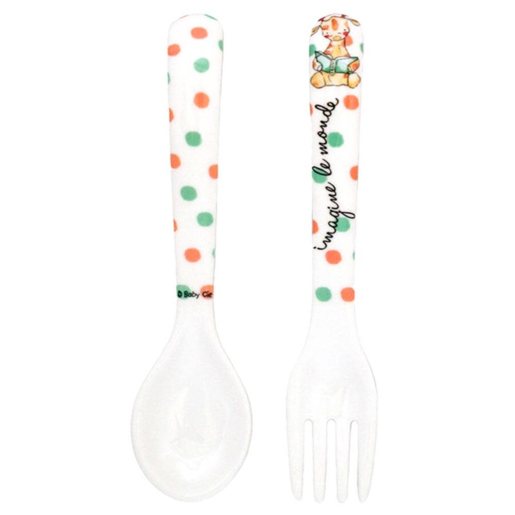 Baby Cie Fork & Spoon Imagine The World Imagine Le Monde