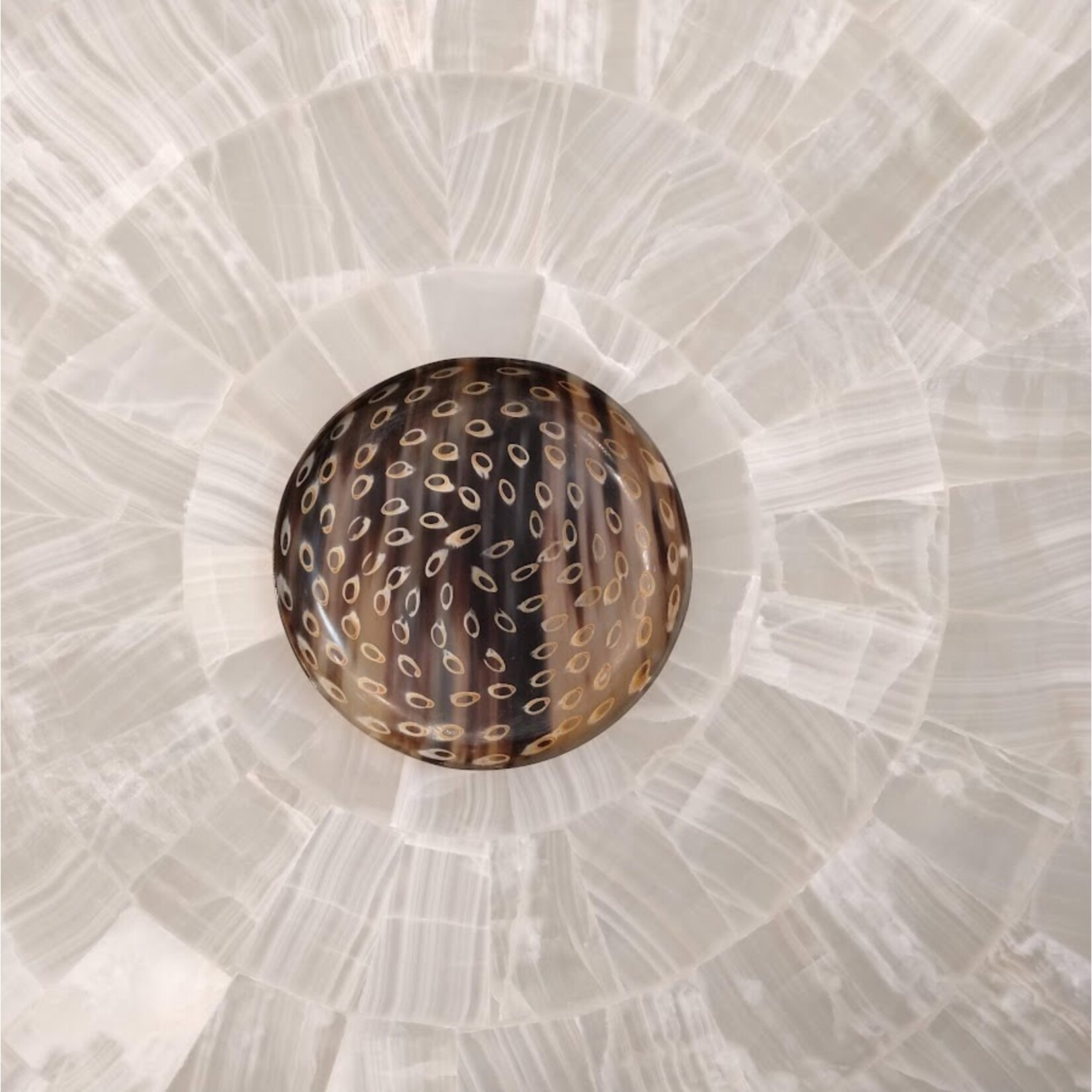 be Home Peacock Horn Side Plate Medium