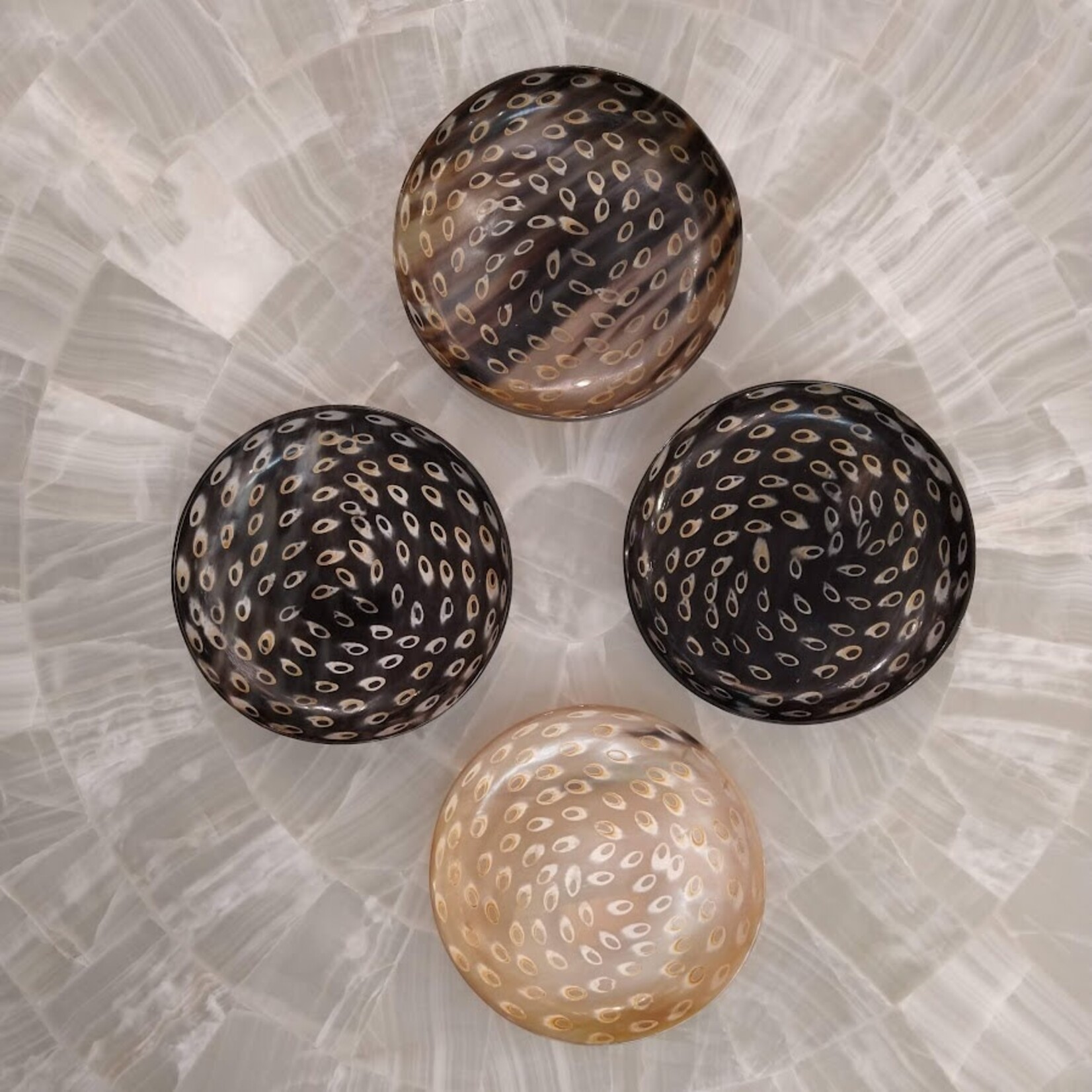 be Home Peacock Horn Side Plate Medium