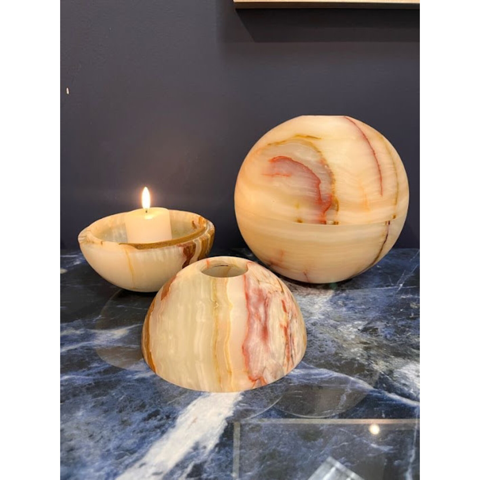 Marble Crafters Jupiter Collection Spherical Lantern