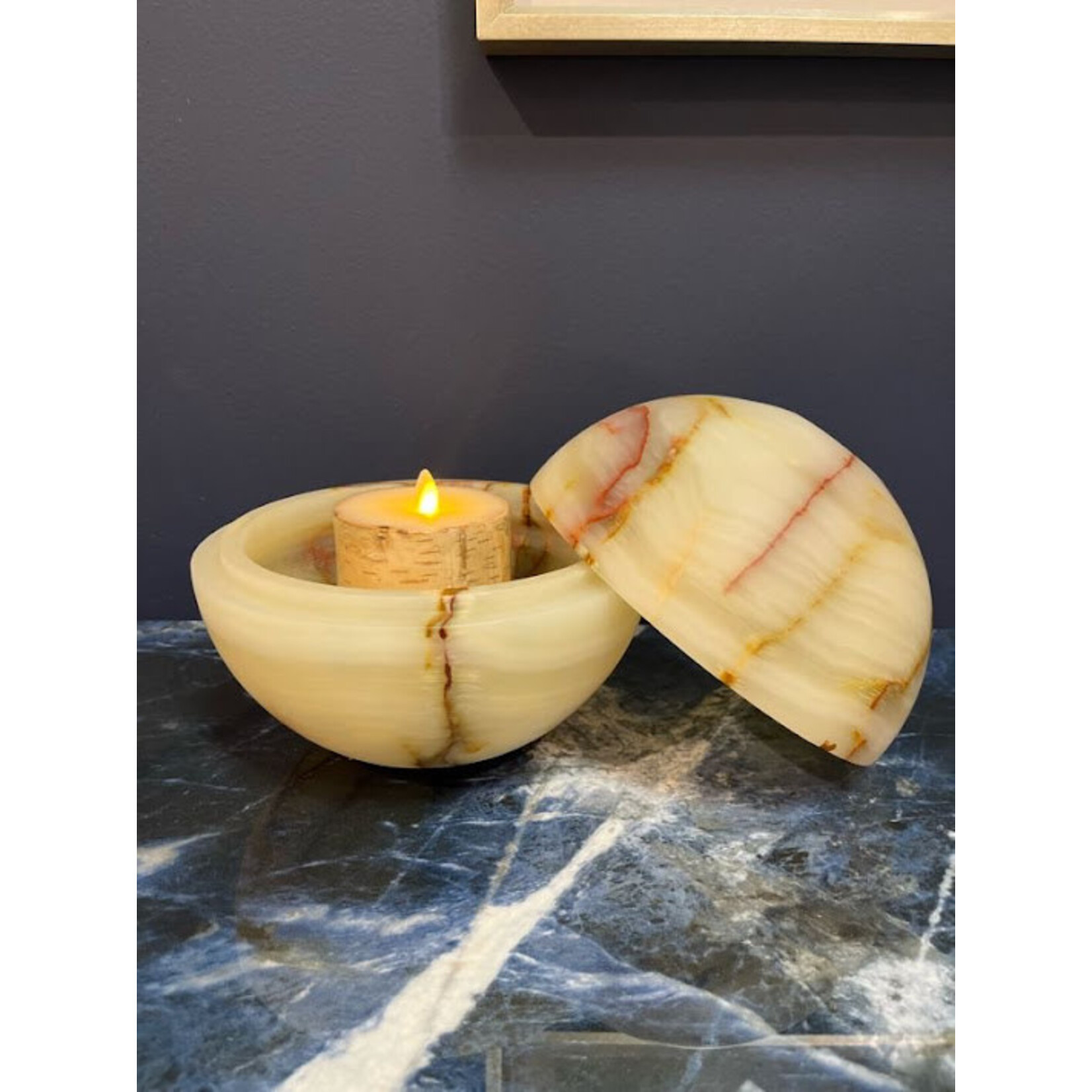 Marble Crafters Jupiter Collection Spherical Lantern