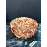 Marble Crafters Rosa Noshera Marble Polished Finish Key Bowl 8"