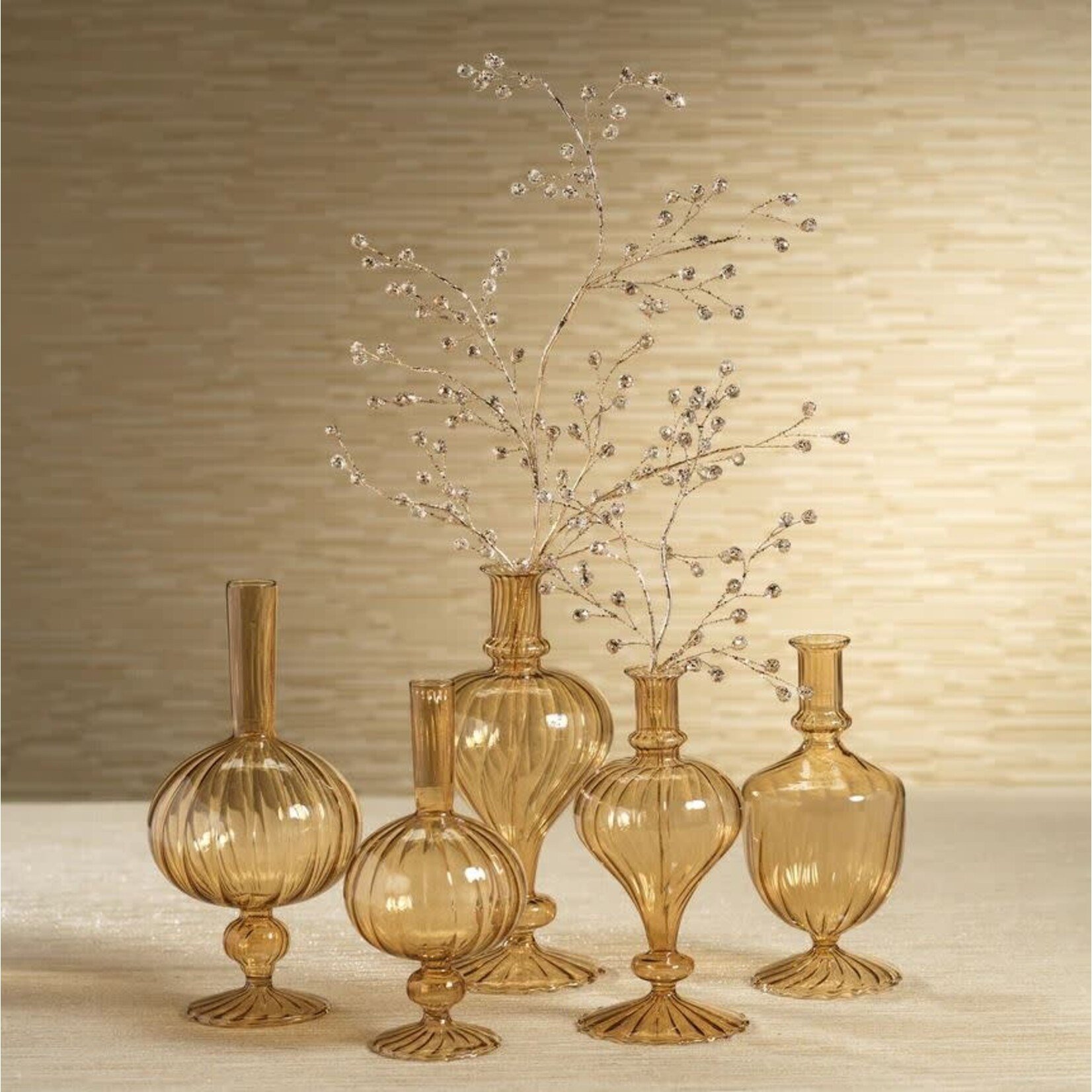 Zodax Beaded Glass Berry Stem Collection