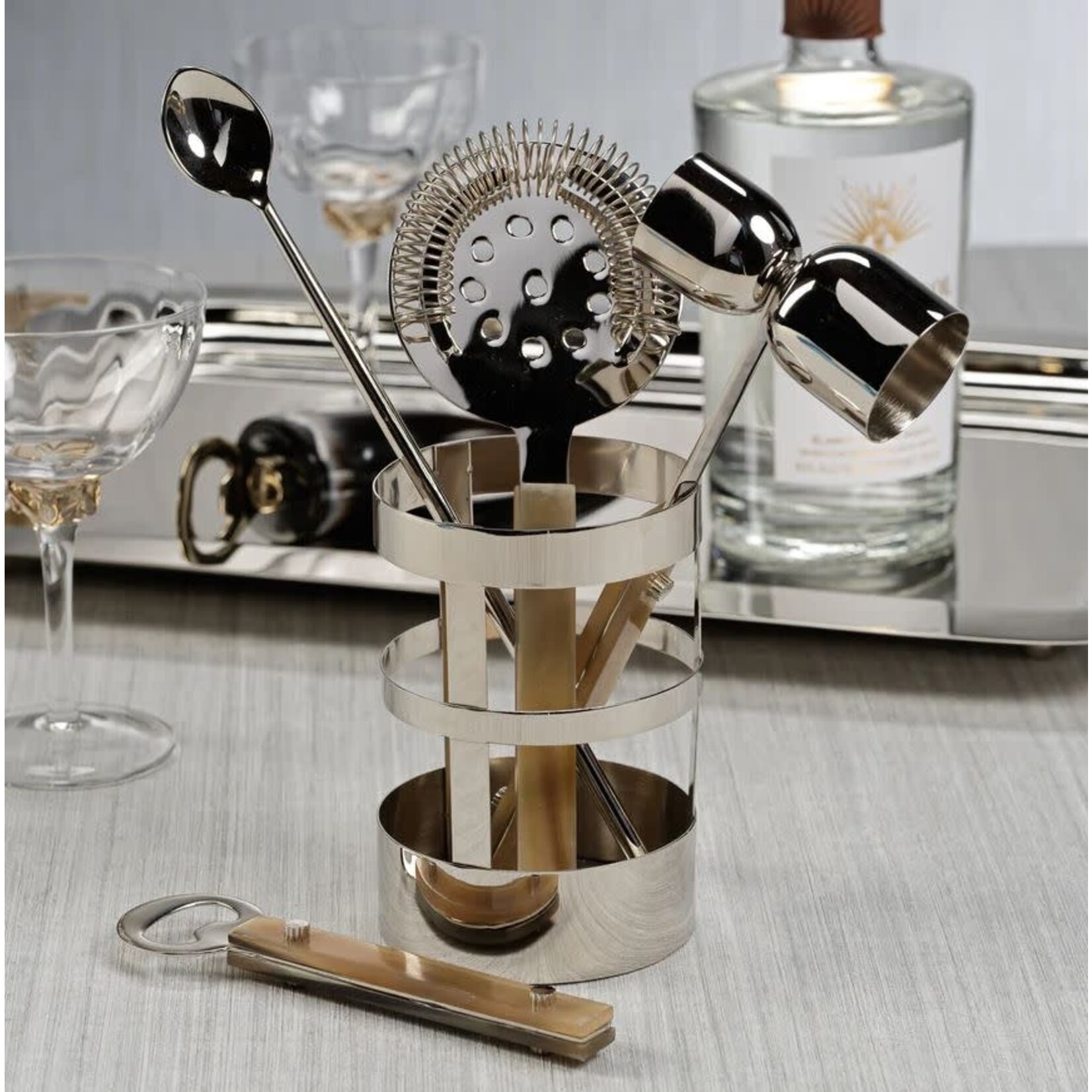Zodax The Berkeley 5 Piece Bar Tool Set