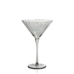 Zodax Madeleine Optic Glassware Smoke Martini Glass