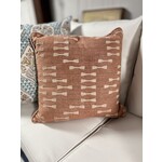 Gabby Paddle Stripe Terracotta 20x20 Pillow