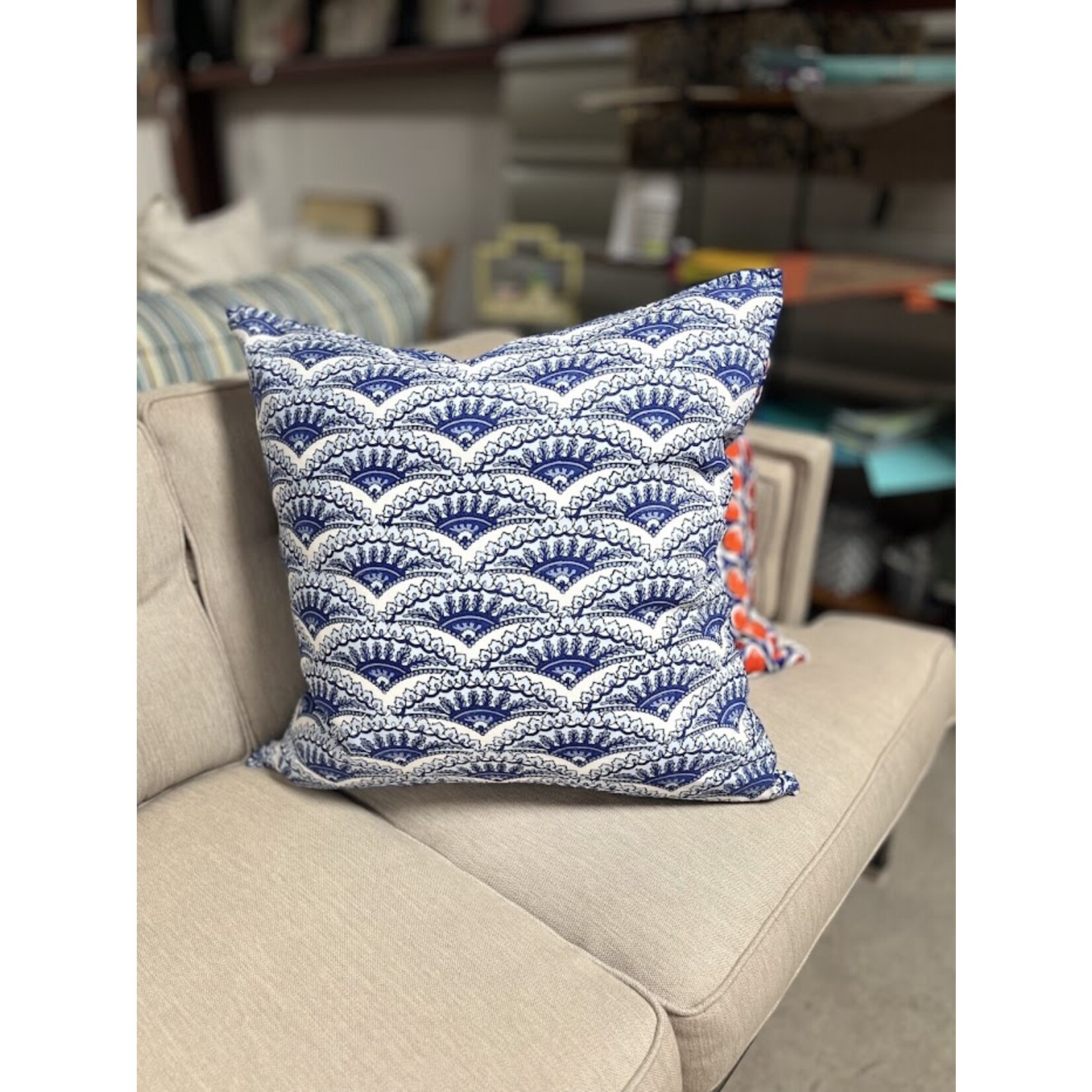 John Robshaw Textiles Elil Euro Pillow with Insert 26x26