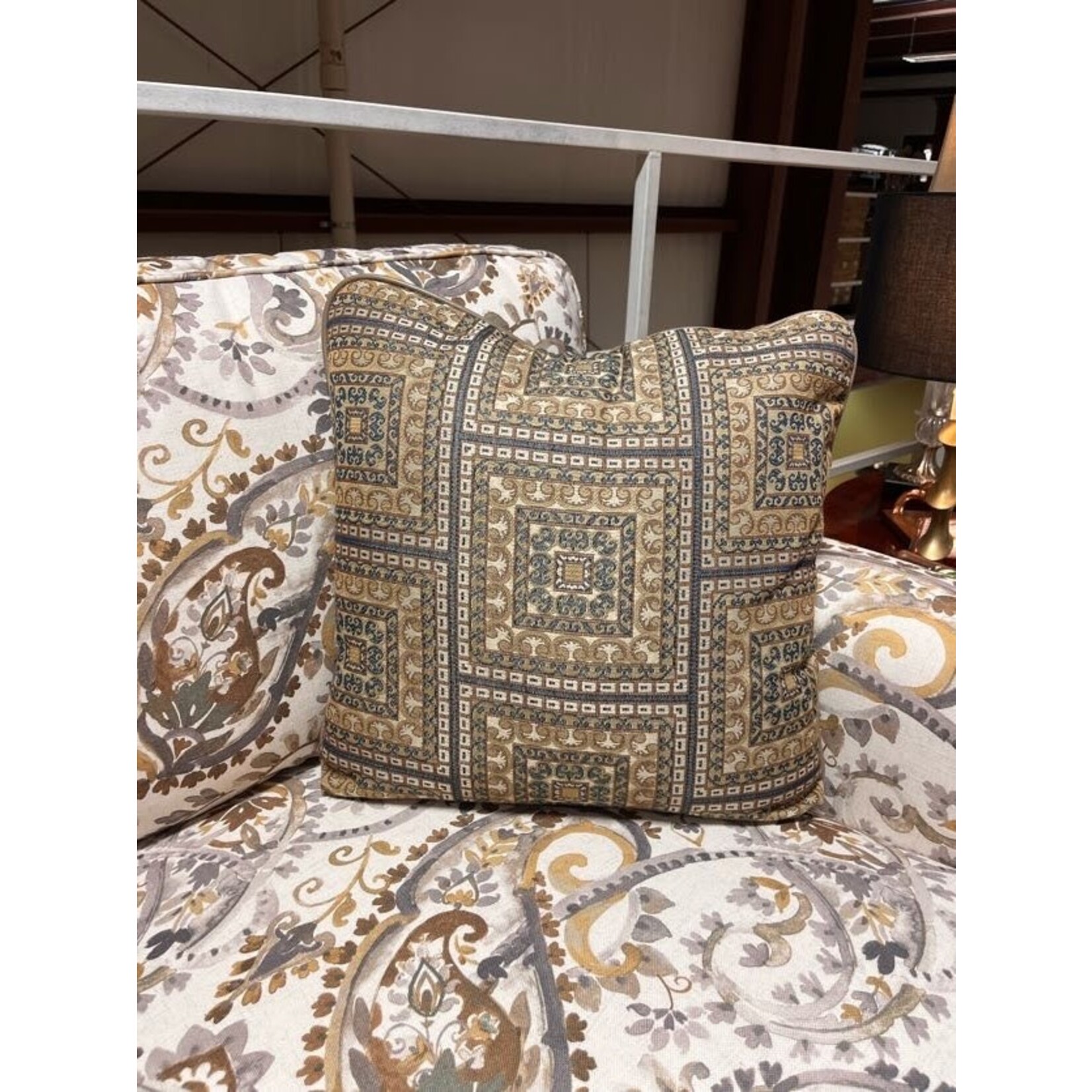 Motioncraft Greek Square Pillow