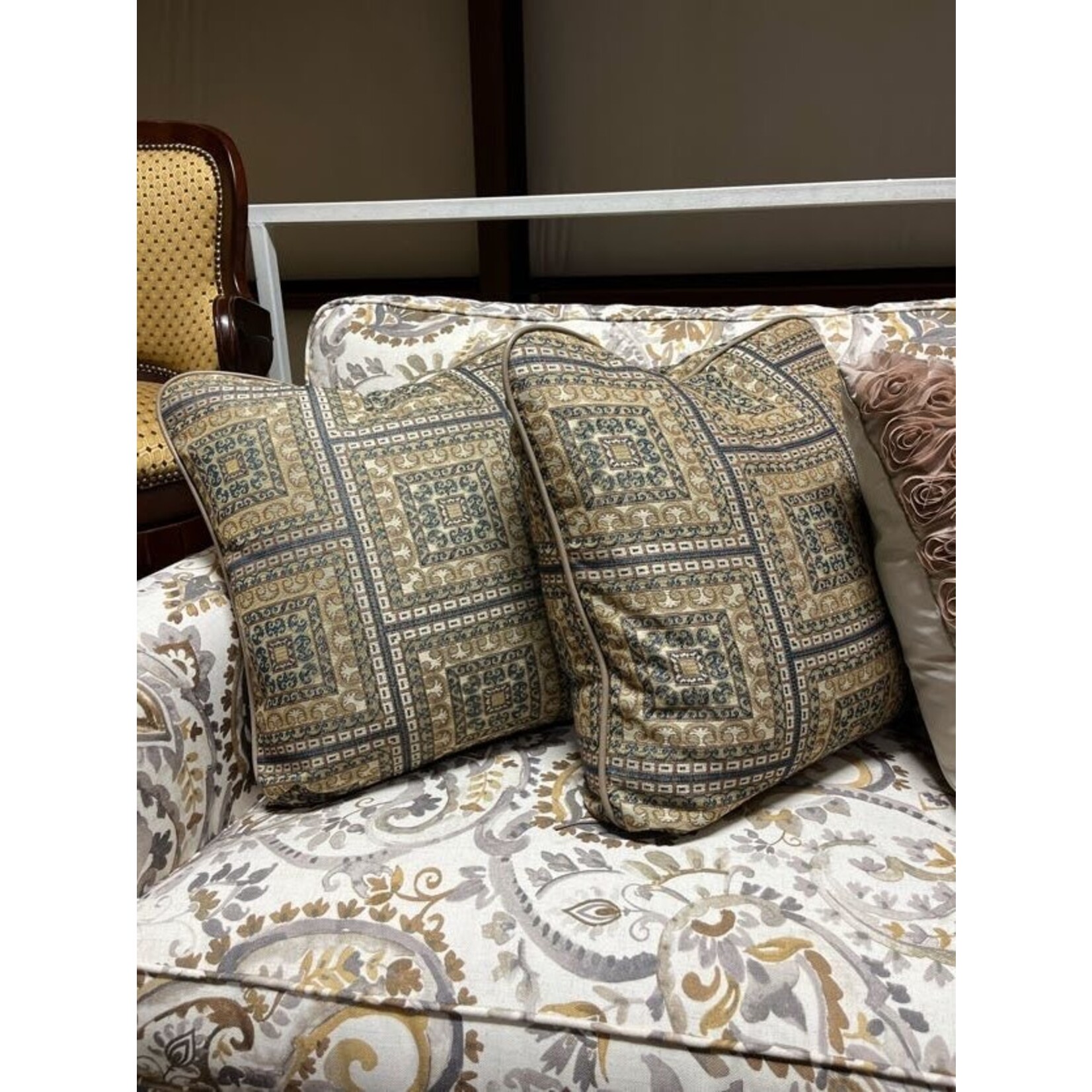 Motioncraft Greek Square Pillow