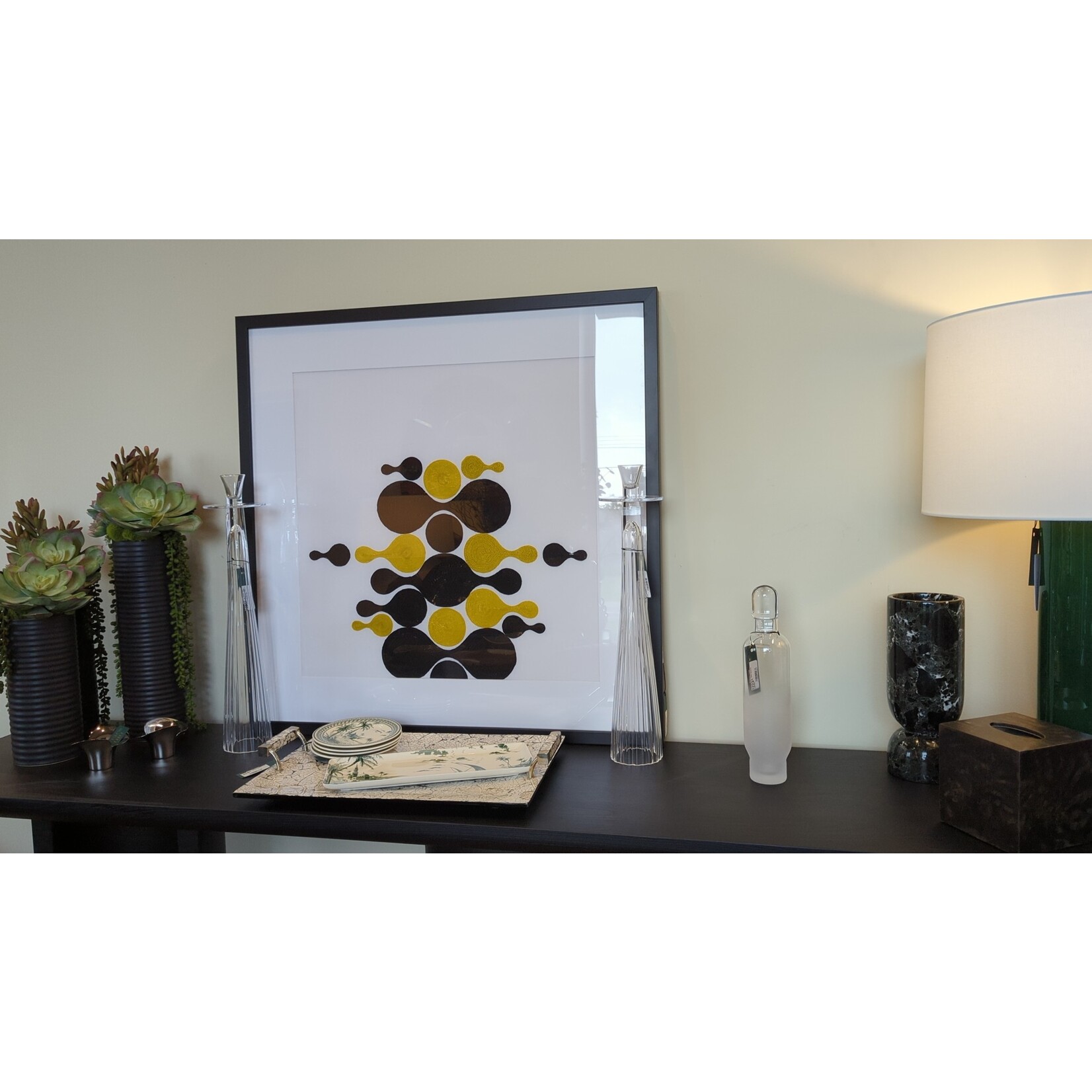 Loloi Inc Drops Handstitched Wall Art