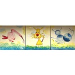 Bassett Mirror Kid Time Set of 3 Canvas Prints