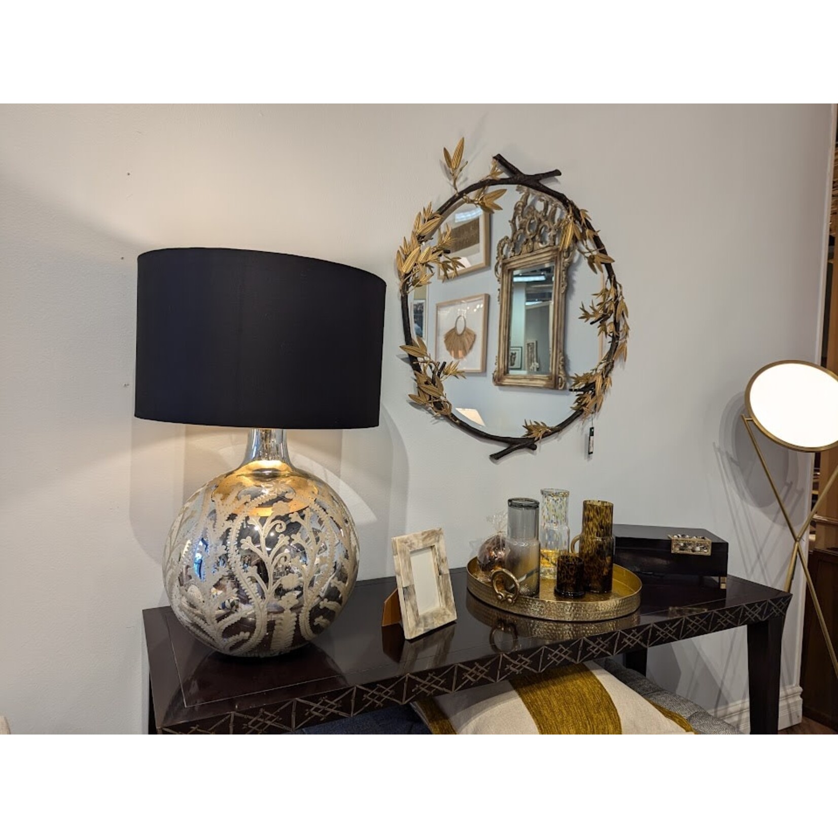 Global Views Bamboo Mirror Bronze