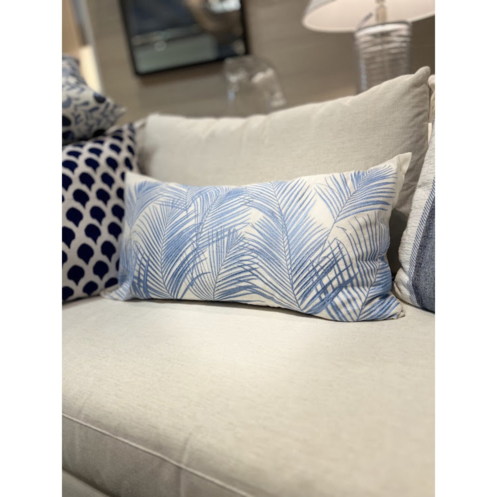John Robshaw Textiles Pihu Bolster Pillow 17x32