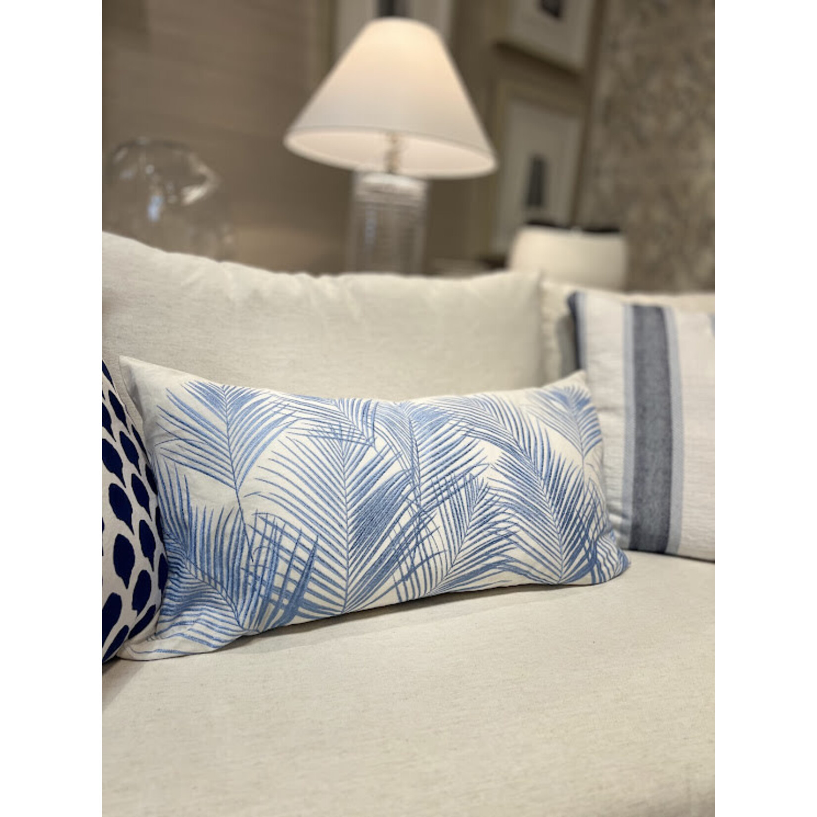 John Robshaw Textiles Pihu Bolster Pillow 17x32