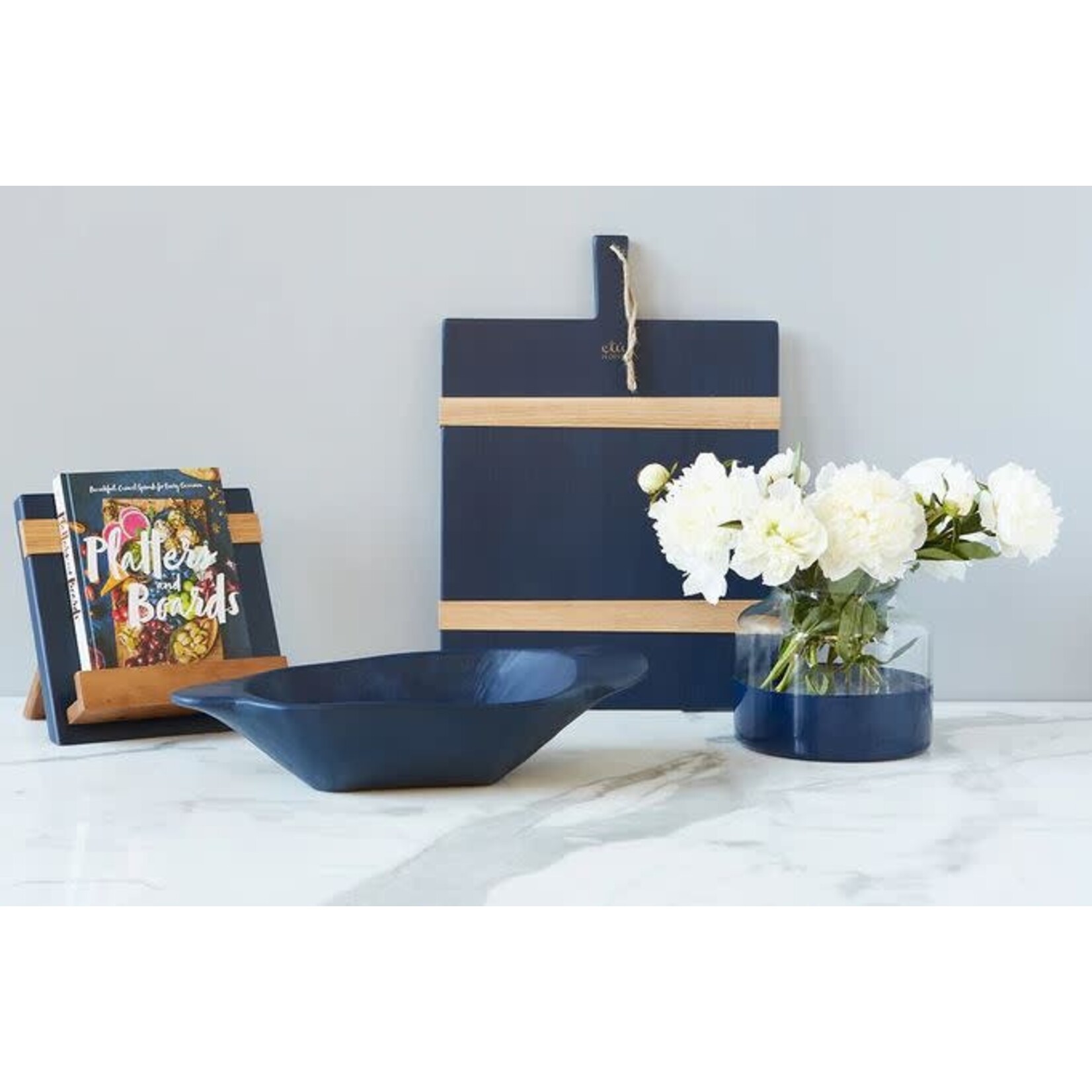etuHOME Vintage Navy Dough Bowl