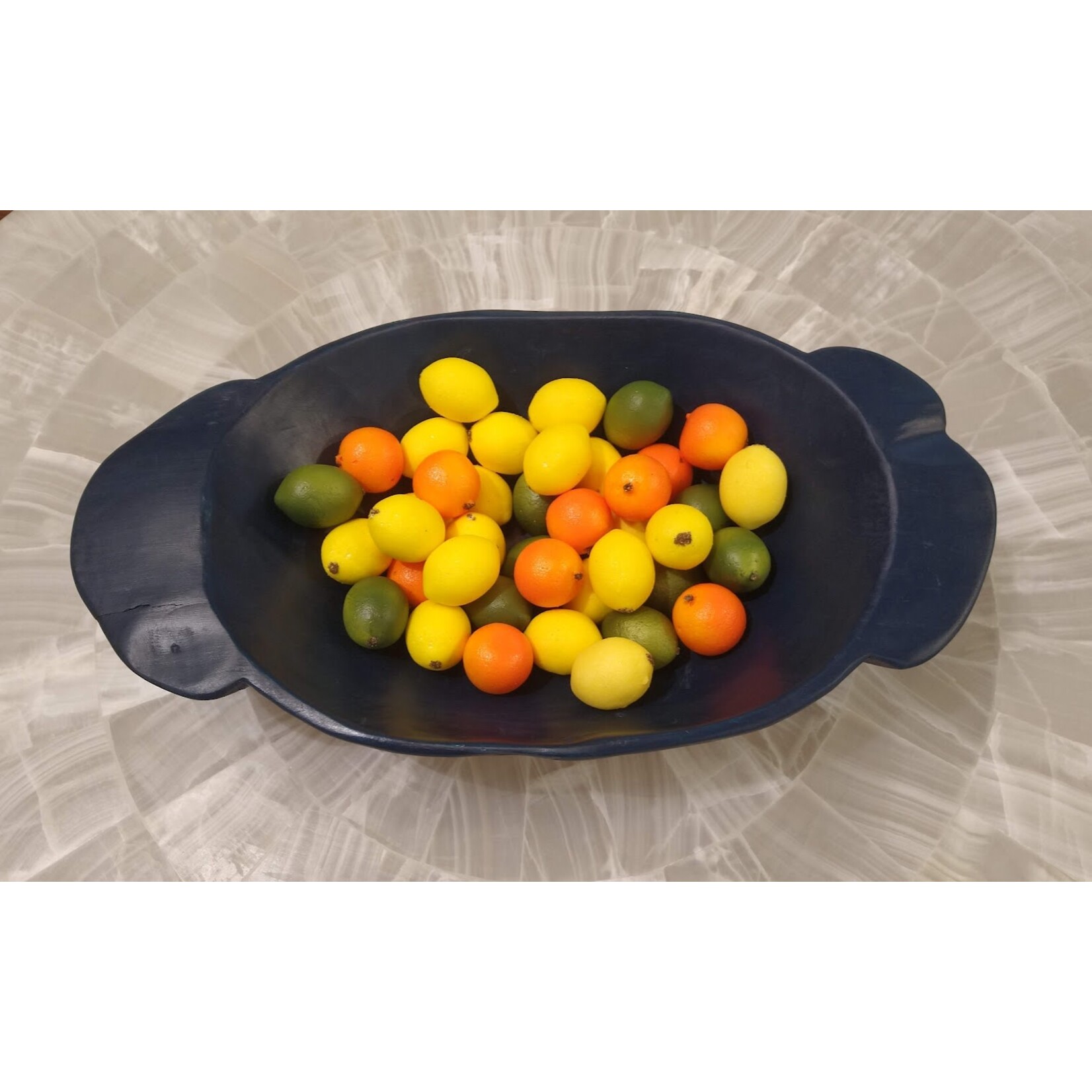 etuHOME Vintage Navy Dough Bowl