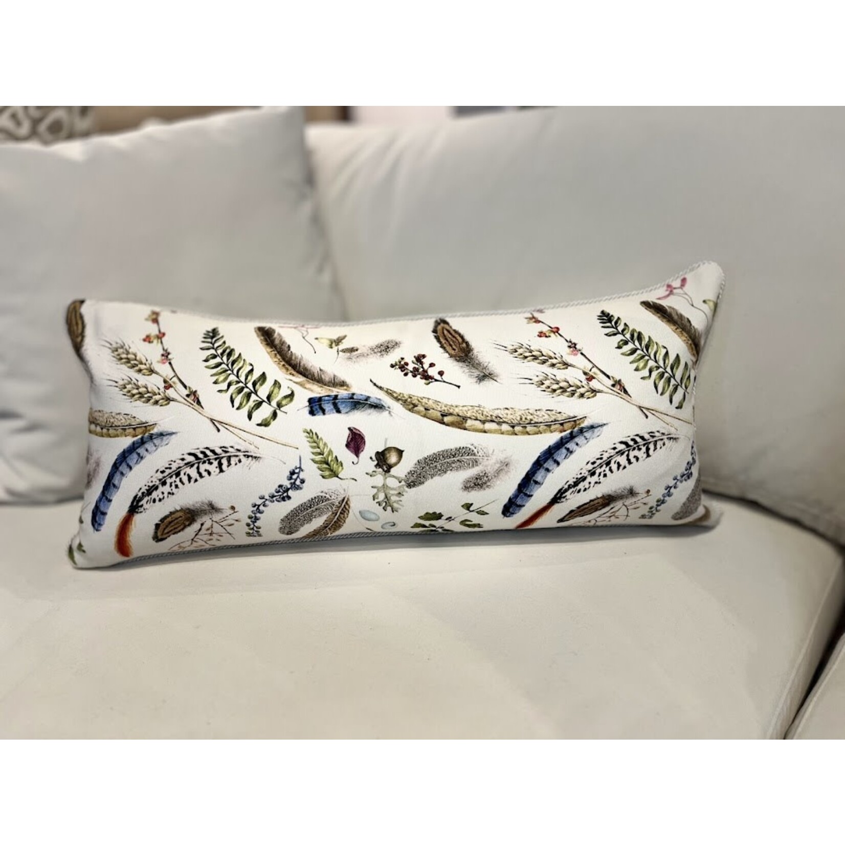 Juliska Forest Walk Embroidered Friendship Pillow