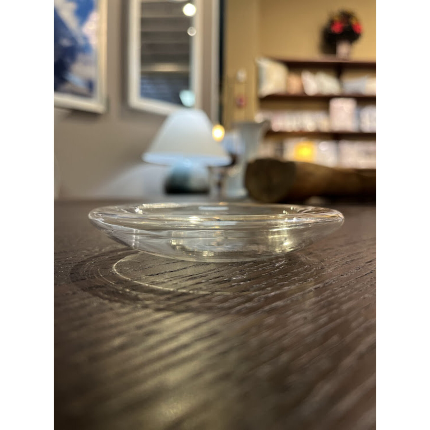 Roost Glass Candle Plate 4"