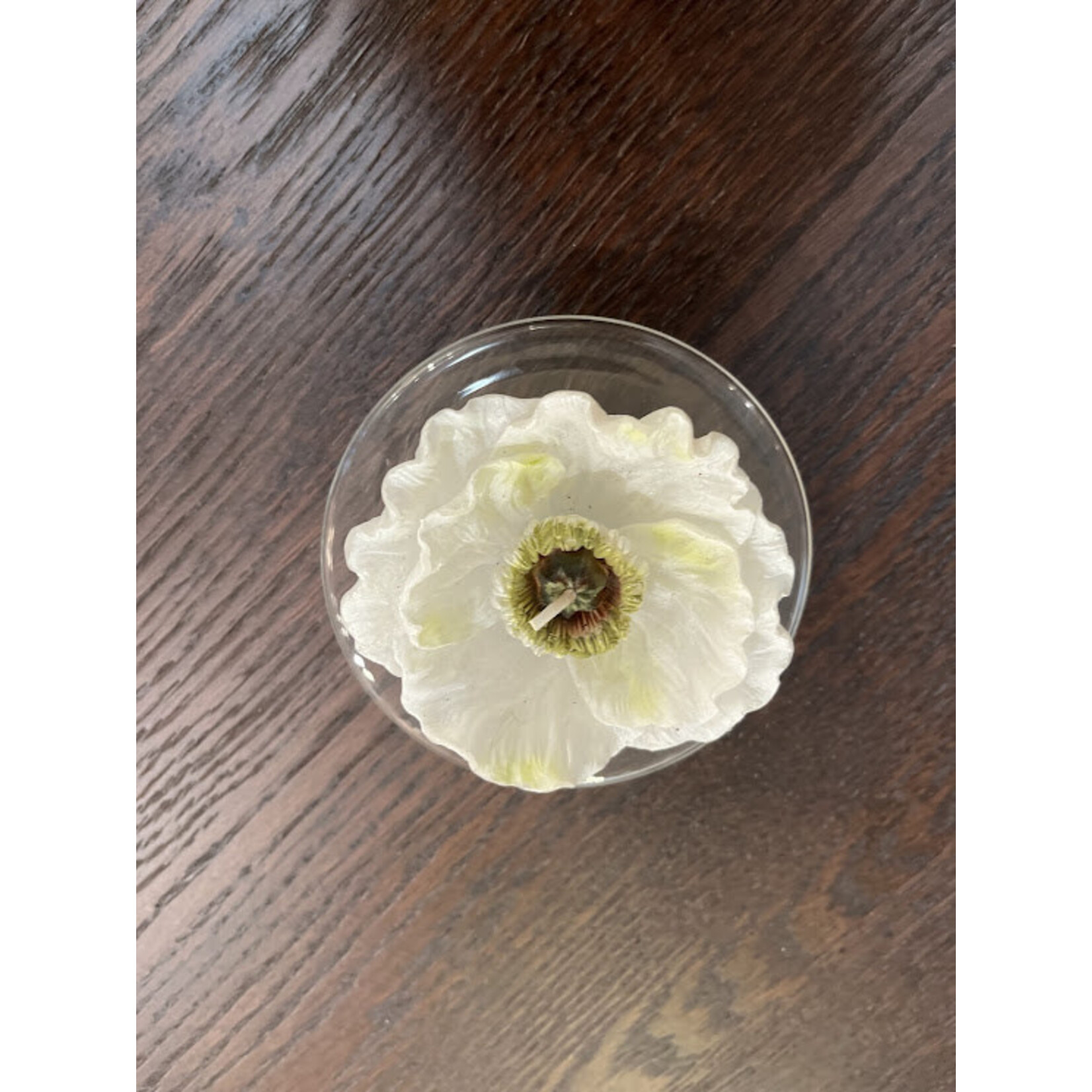 Roost Glass Candle Plate 4"