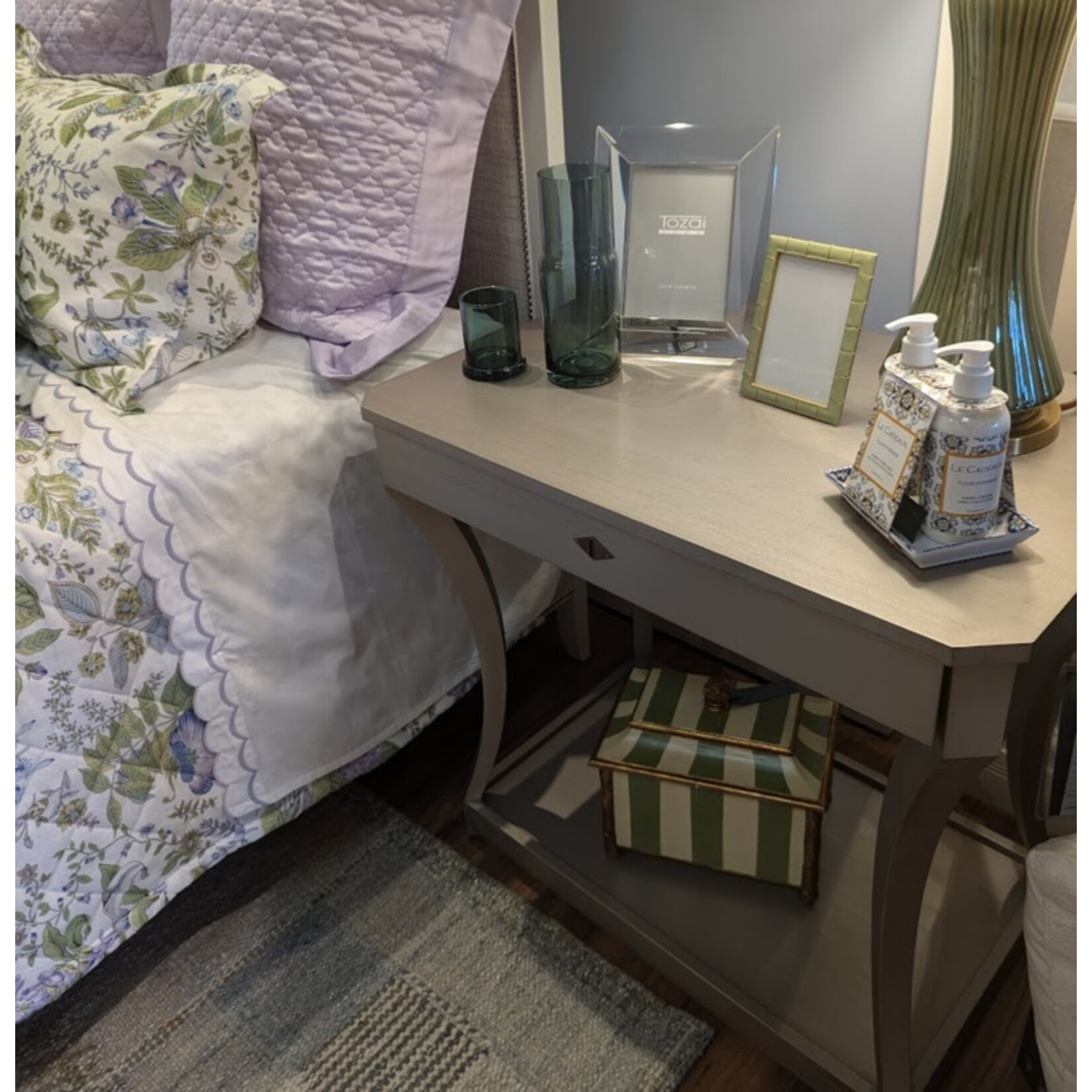 Pigeon and Poodle Faro Bedside Carafe and Glass