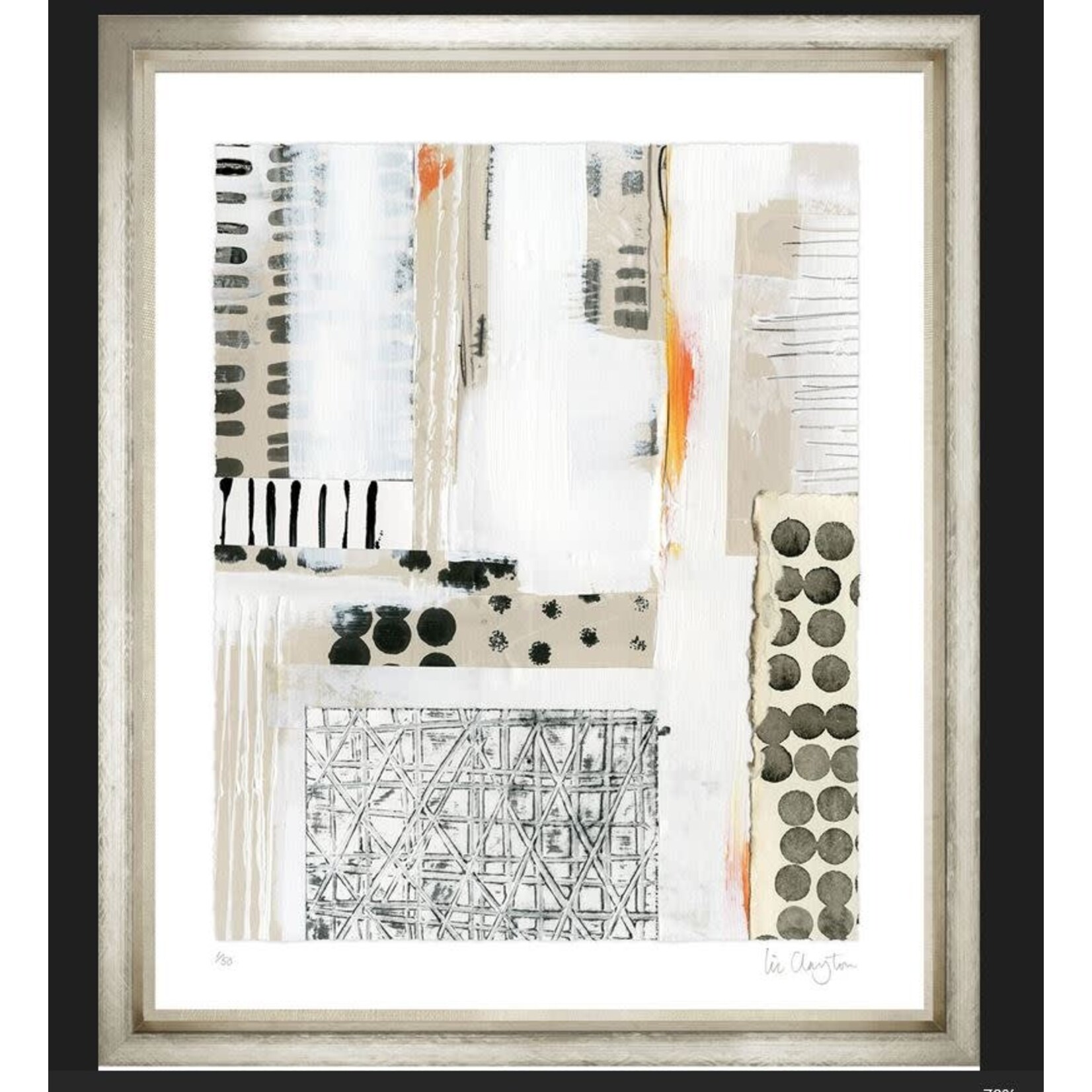 Trowbridge Gallery Textural Collages Framed Artwork