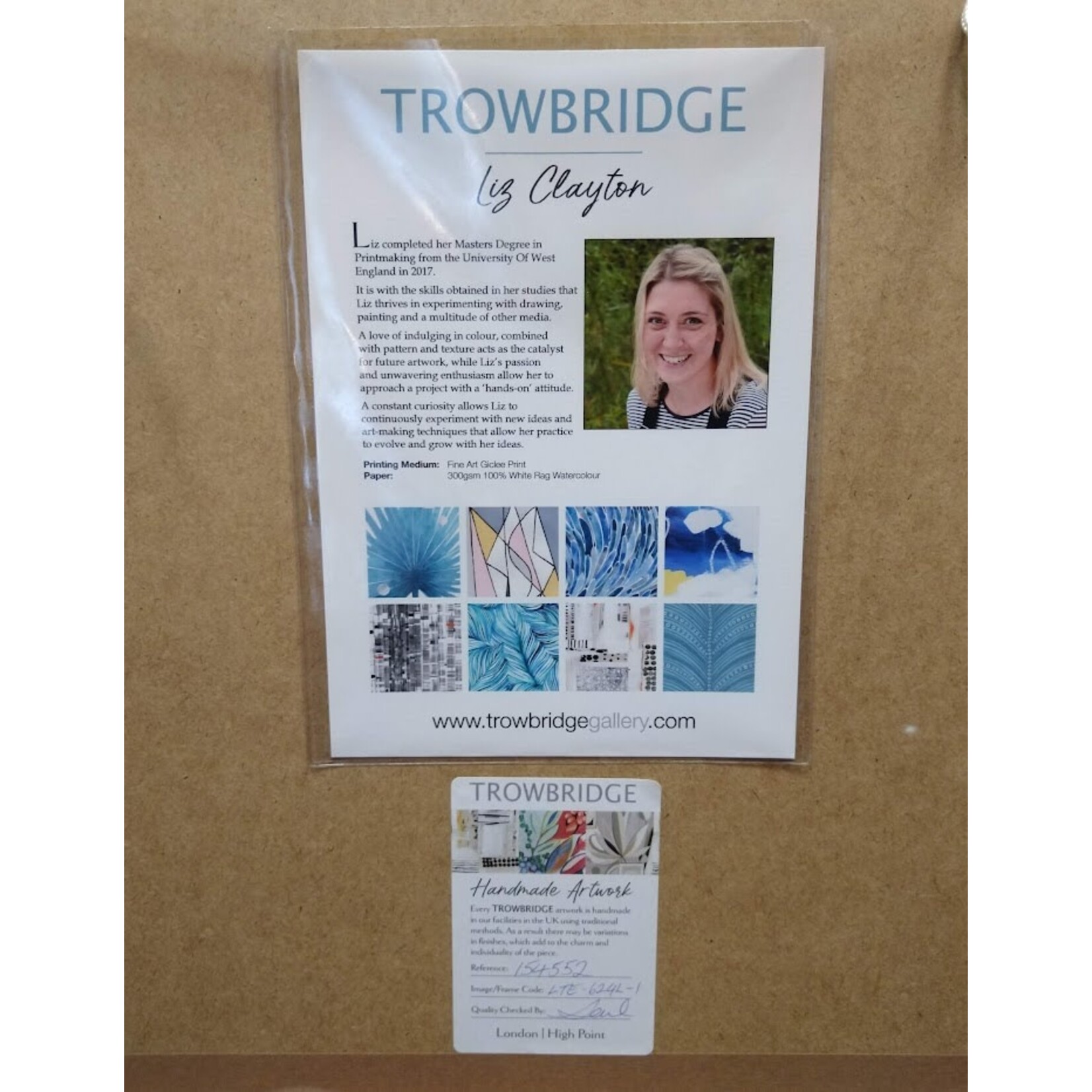 Trowbridge Gallery Textural Collages Framed Artwork