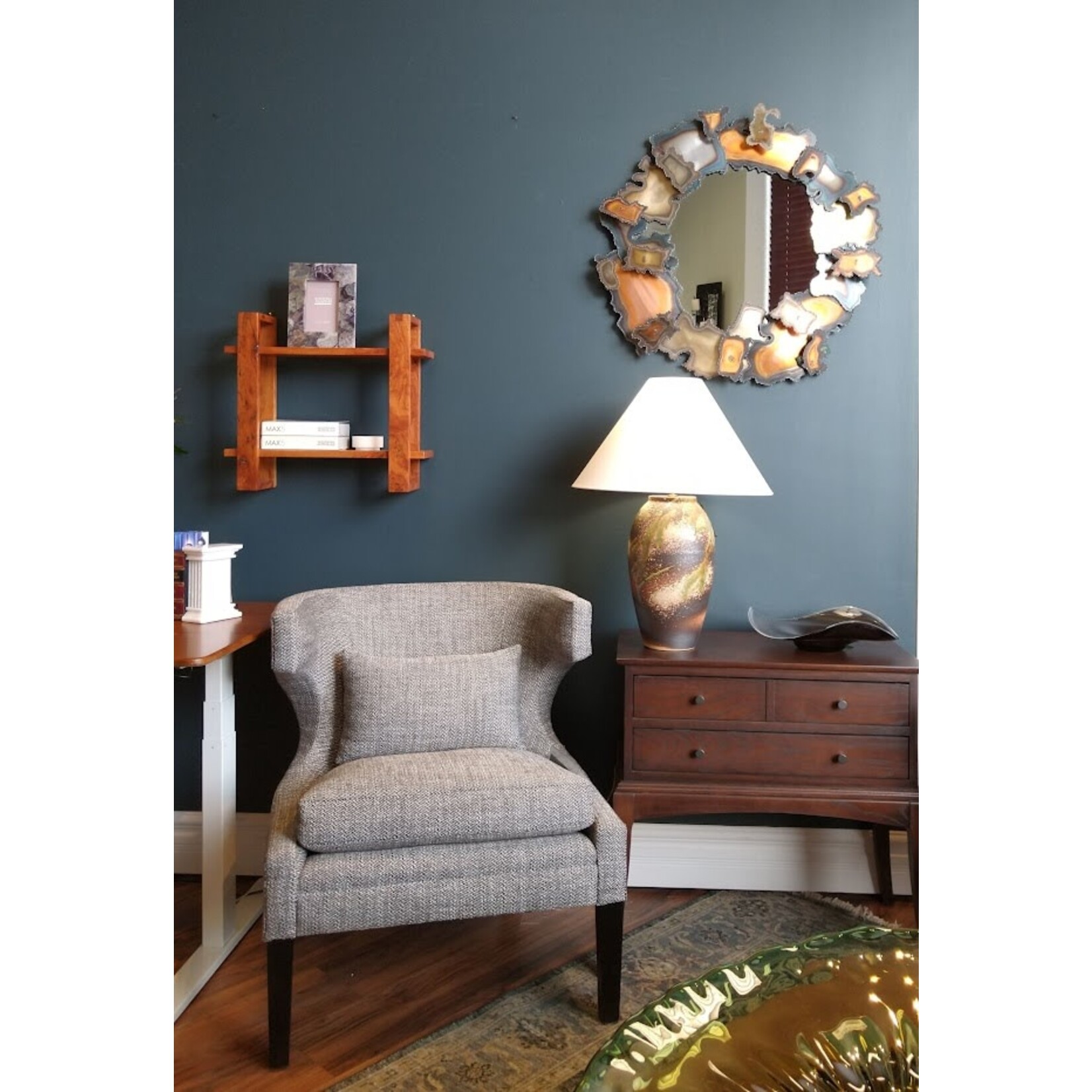 Global Views Mod Terrace Mirror Round