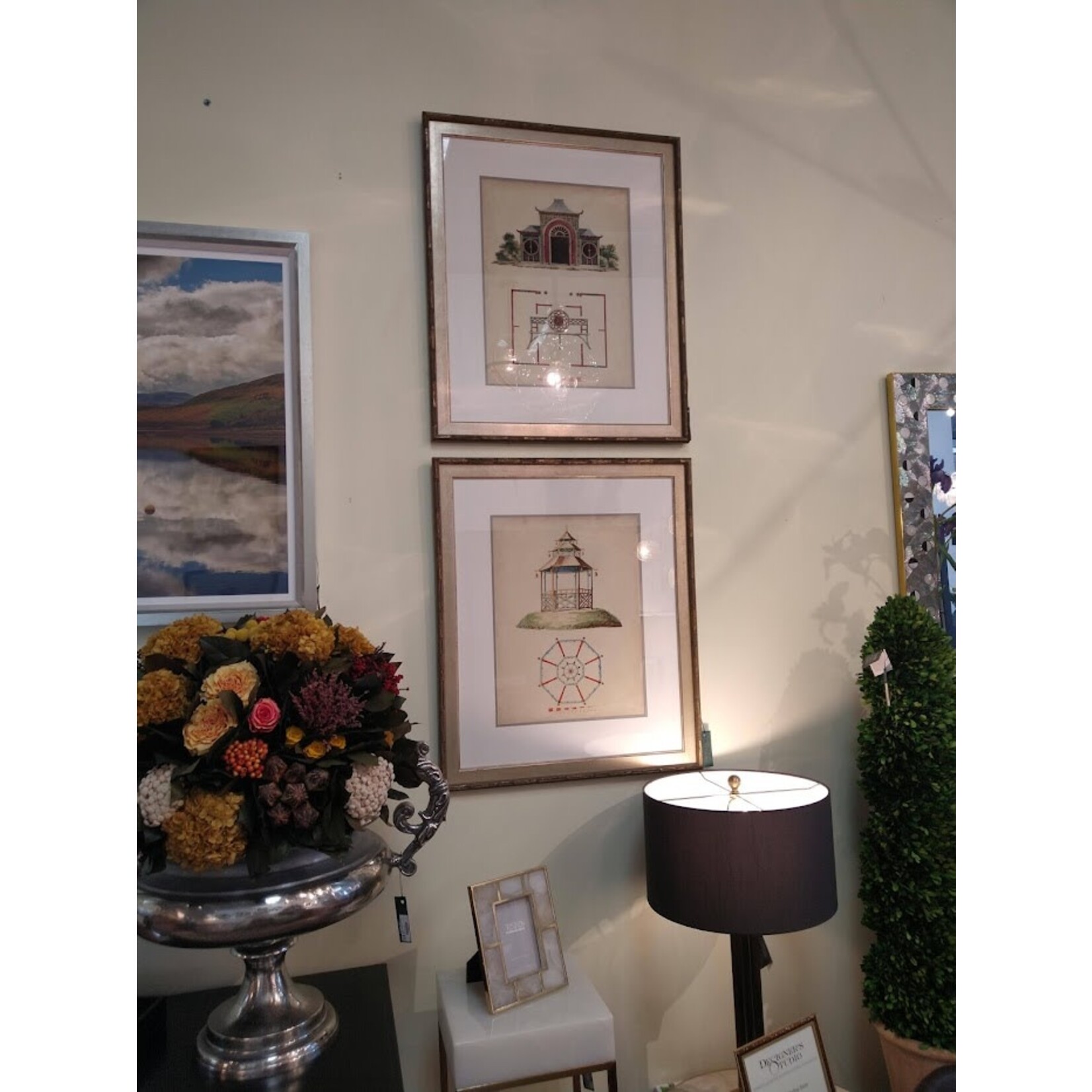 Shadow Catchers Garden Follies IV Framed Artwork