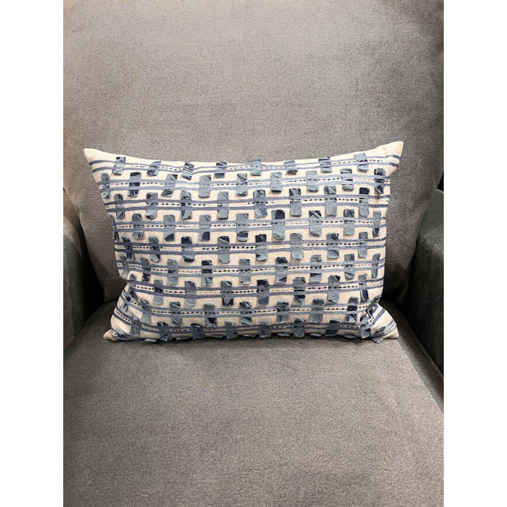 John Robshaw Textiles Yamini Kidney Pillow with Insert