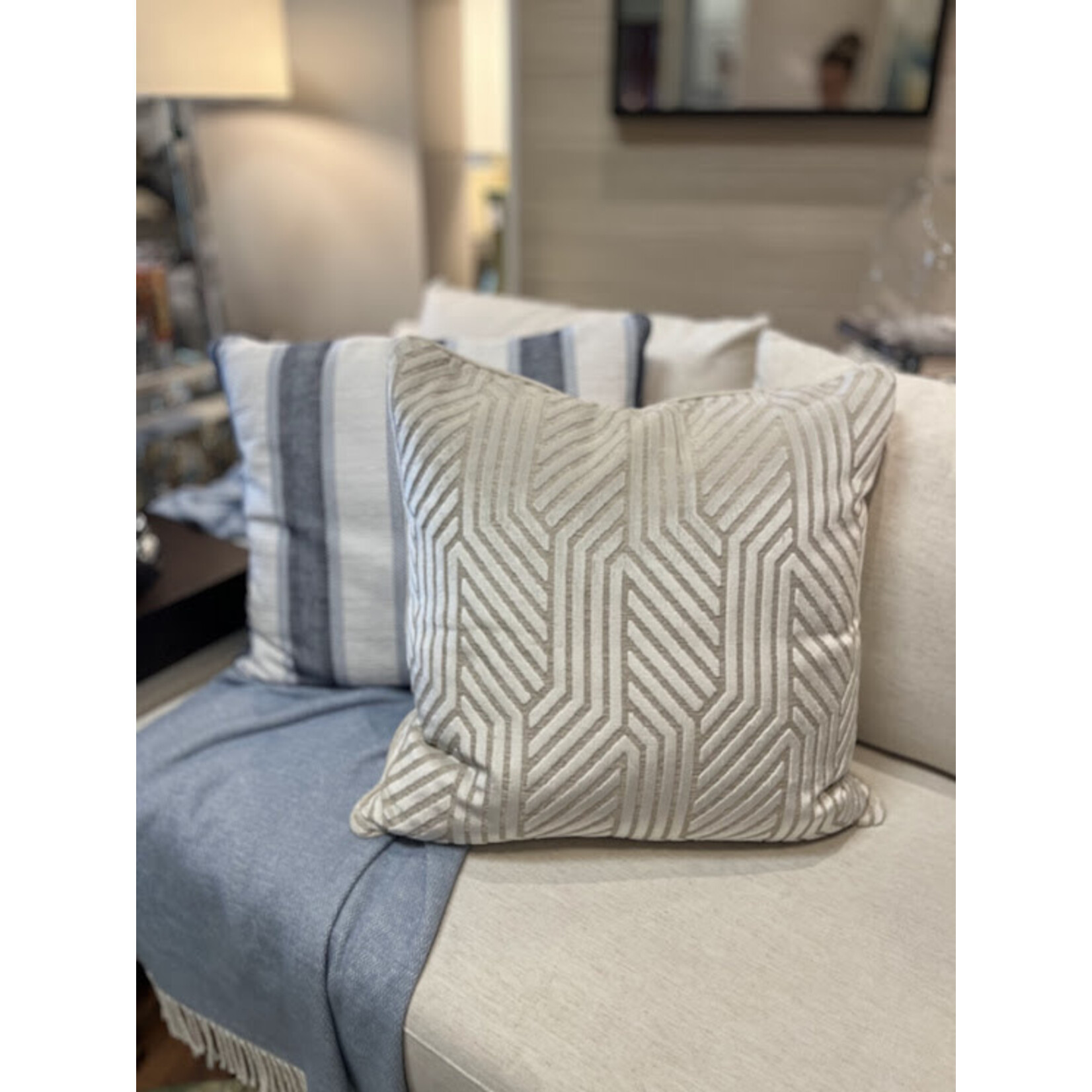 Gabby Pathway 26x26 Pillow with Feather Insert