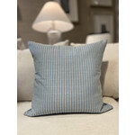 John Robshaw Textiles Maham Light Indigo Decorative Pillow 22x22 with Insert