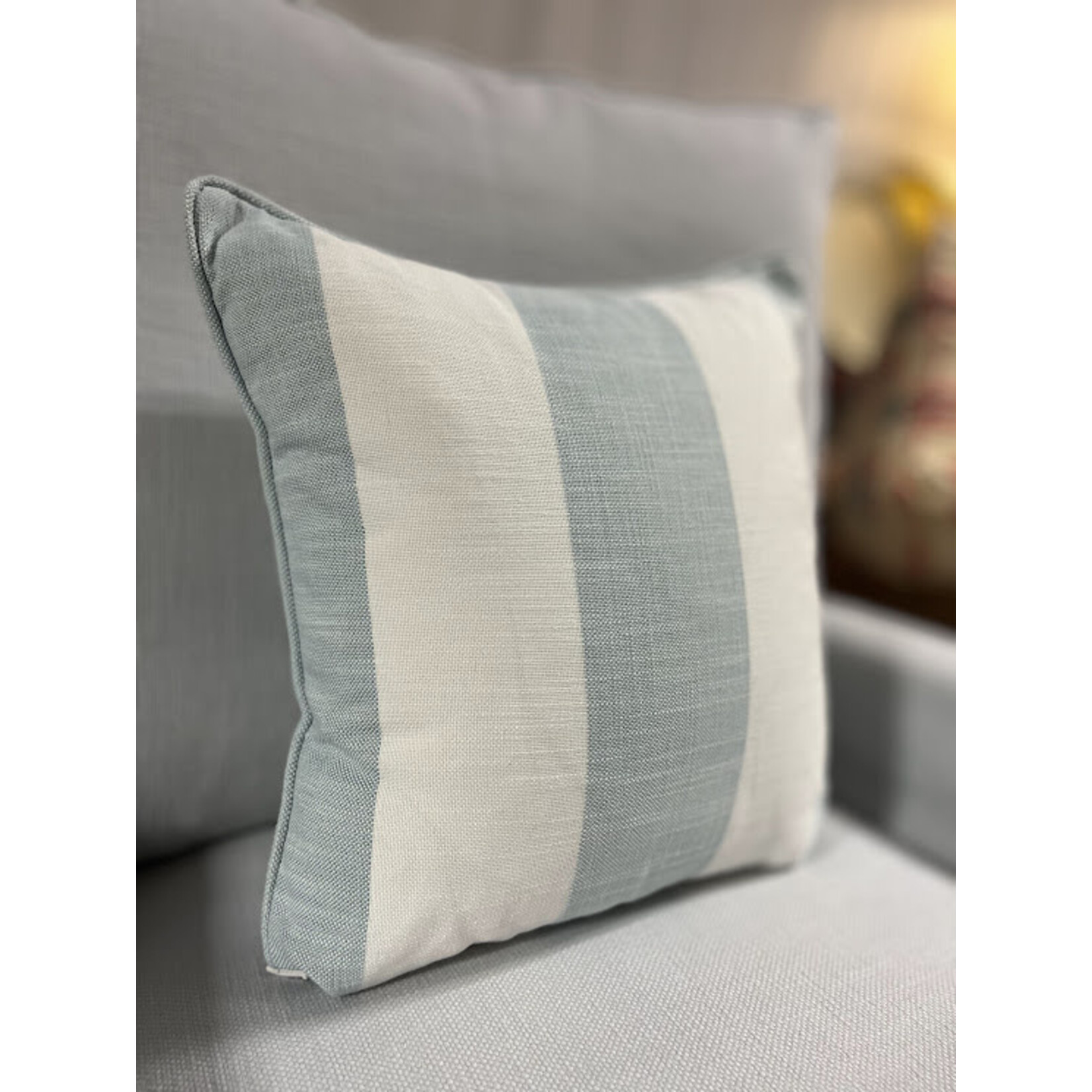 Four Seasons Furniture Cabana Sky Striped Throw Pillow 17"x17"