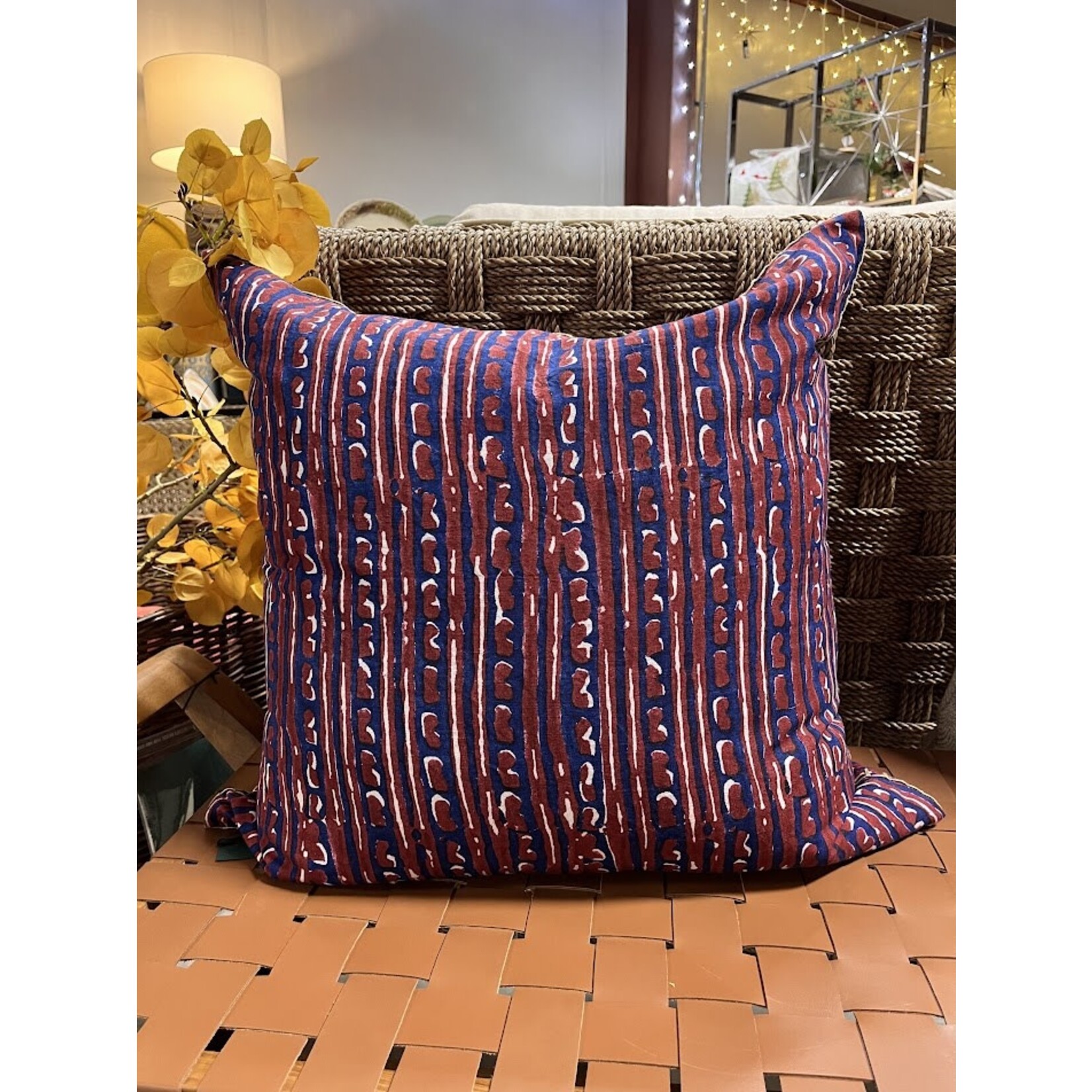 John Robshaw Textiles Ranya Decorative Pillow 22x22