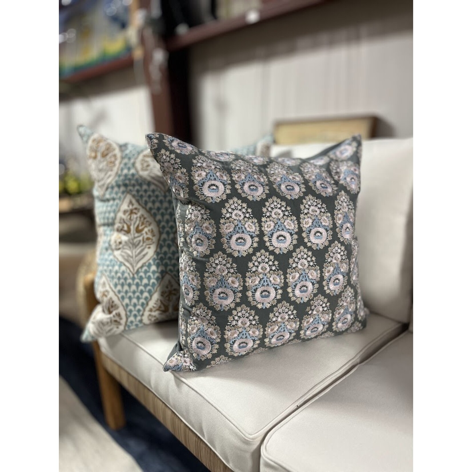 John Robshaw Textiles Juman Decorative 22x22 Pillow