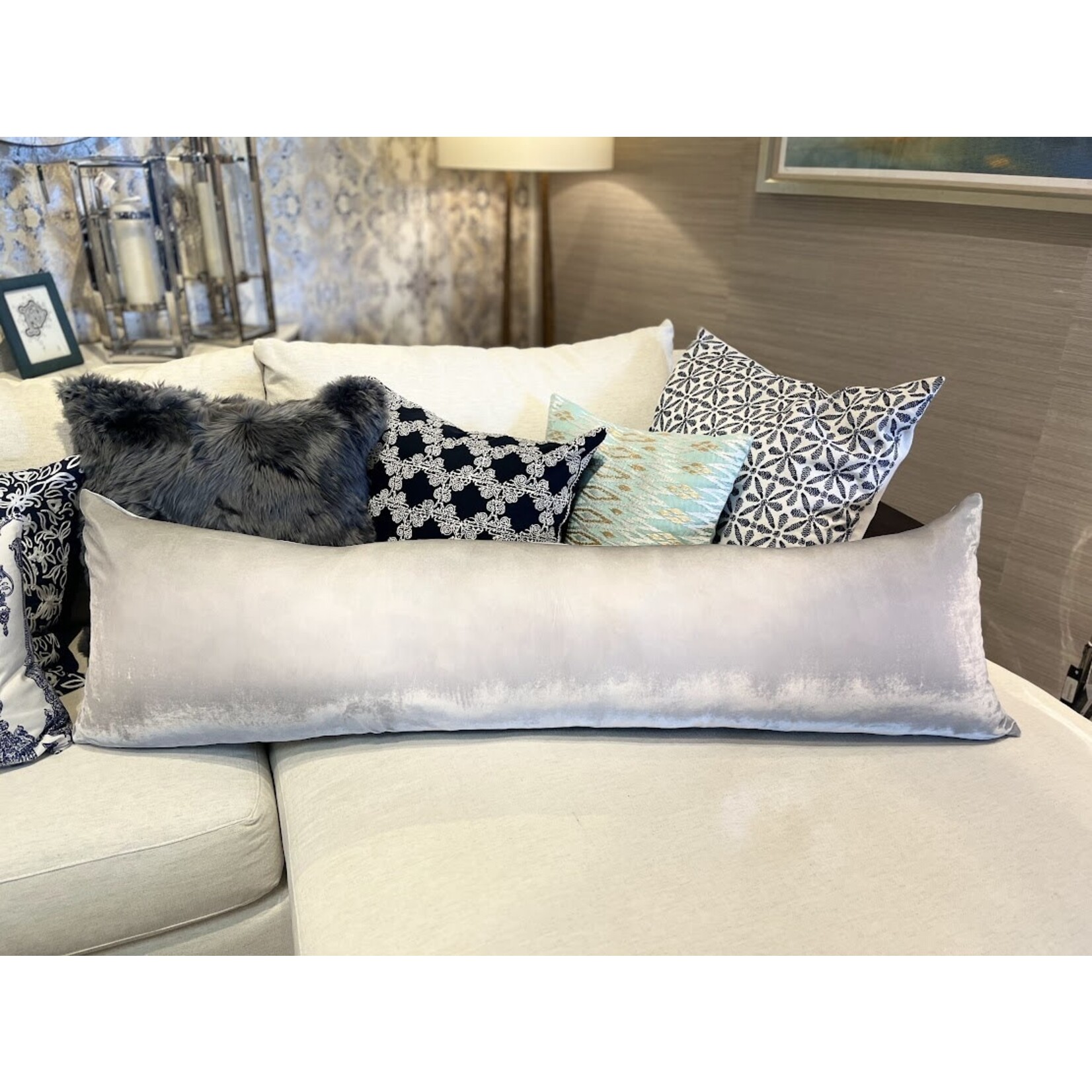 Velvet body pillow sale