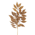 RAZ Imports Gold Glitter Laurel Leaf Spray 27.25"