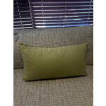 Four Seasons Furniture Palazzo Celedon Green Kidney Throw Pillow 22"×12"
