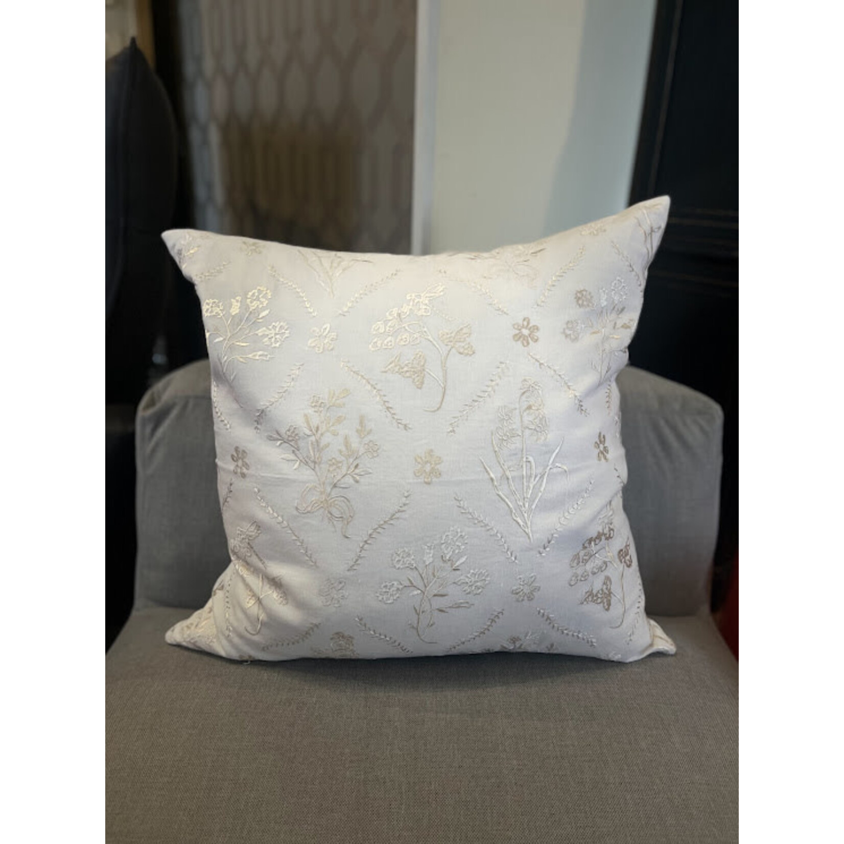 John Robshaw Textiles Nisha Euro Pillow with Feather Insert