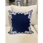 John Robshaw Textiles Majjan Indigo Pillow