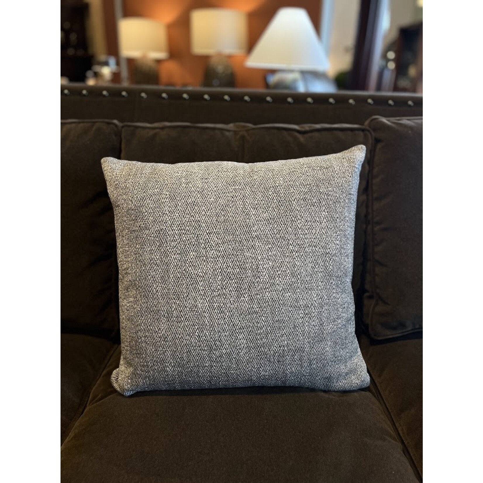 Vanguard Furniture Murray Iron  21x21 Pillow with Down Insert