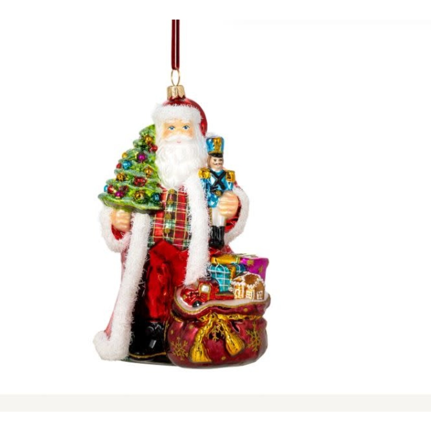 Huras Family Warwick Hall Santa Ornament