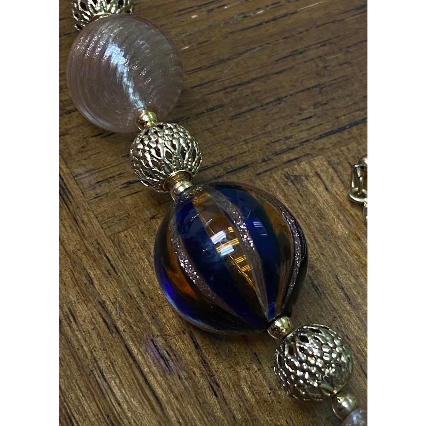 Colibri Books Handblown Murano Glass Globe Beaded