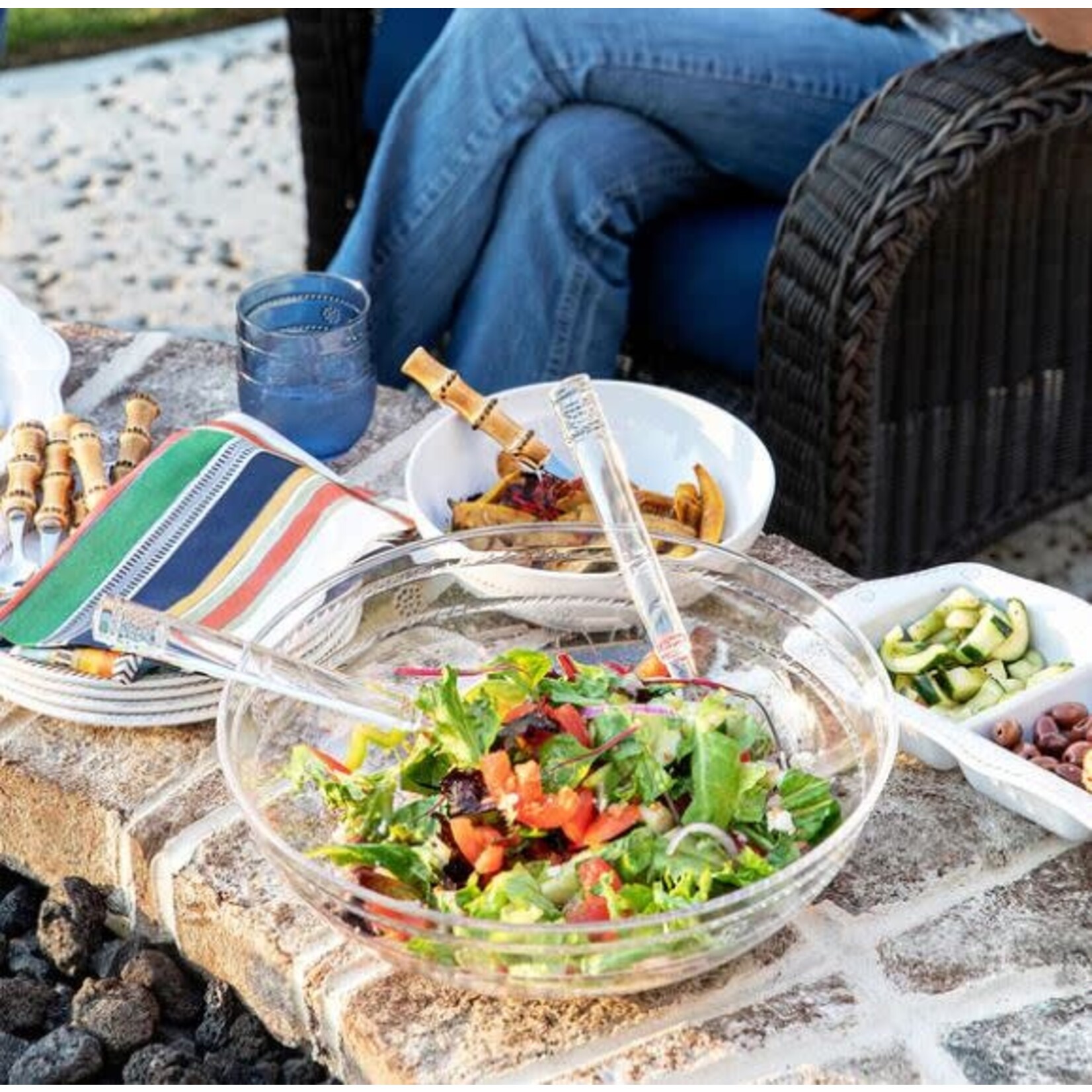 Juliska Isabella Acrylic 13" Bowl