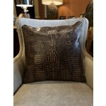 Fairfield Saddle Leather Throw Pillow