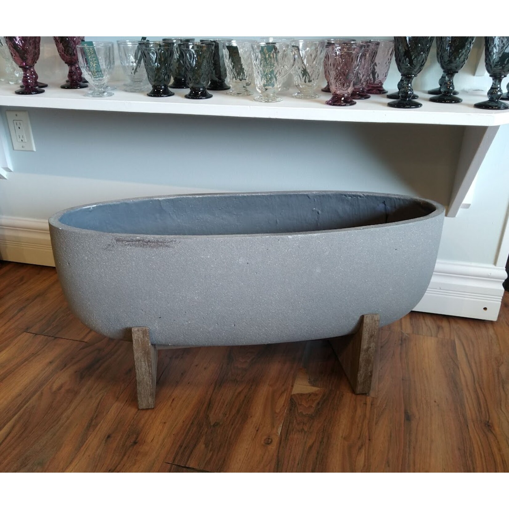 Bidk Home Oval Planter with Stand