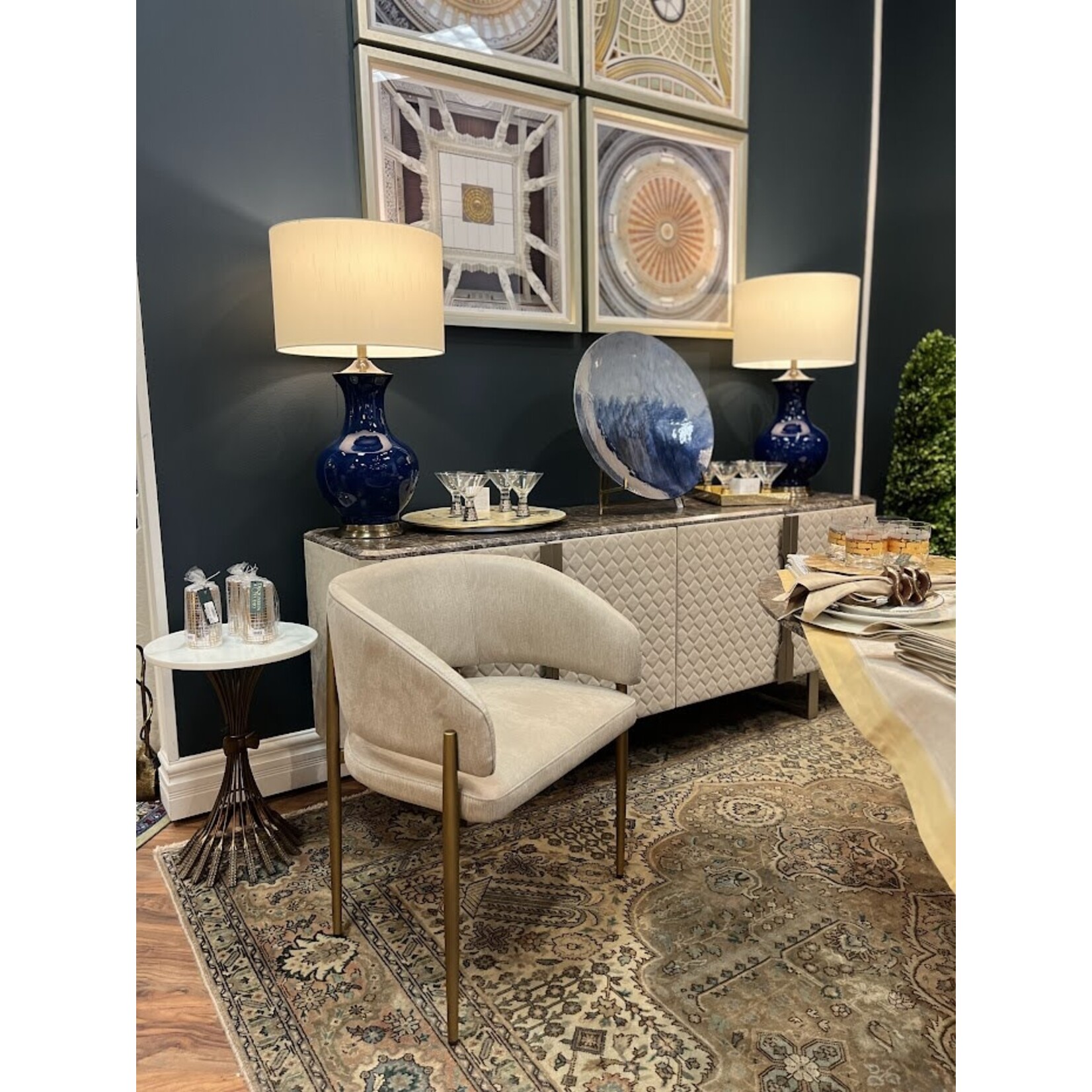 Currey & Company Lilou Blue Table Lamp