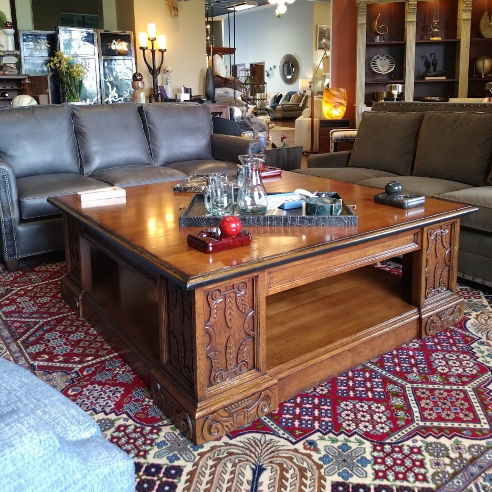 Mumbo Jumbo Imports #2129 Esfahan Rug 15.10x10.8