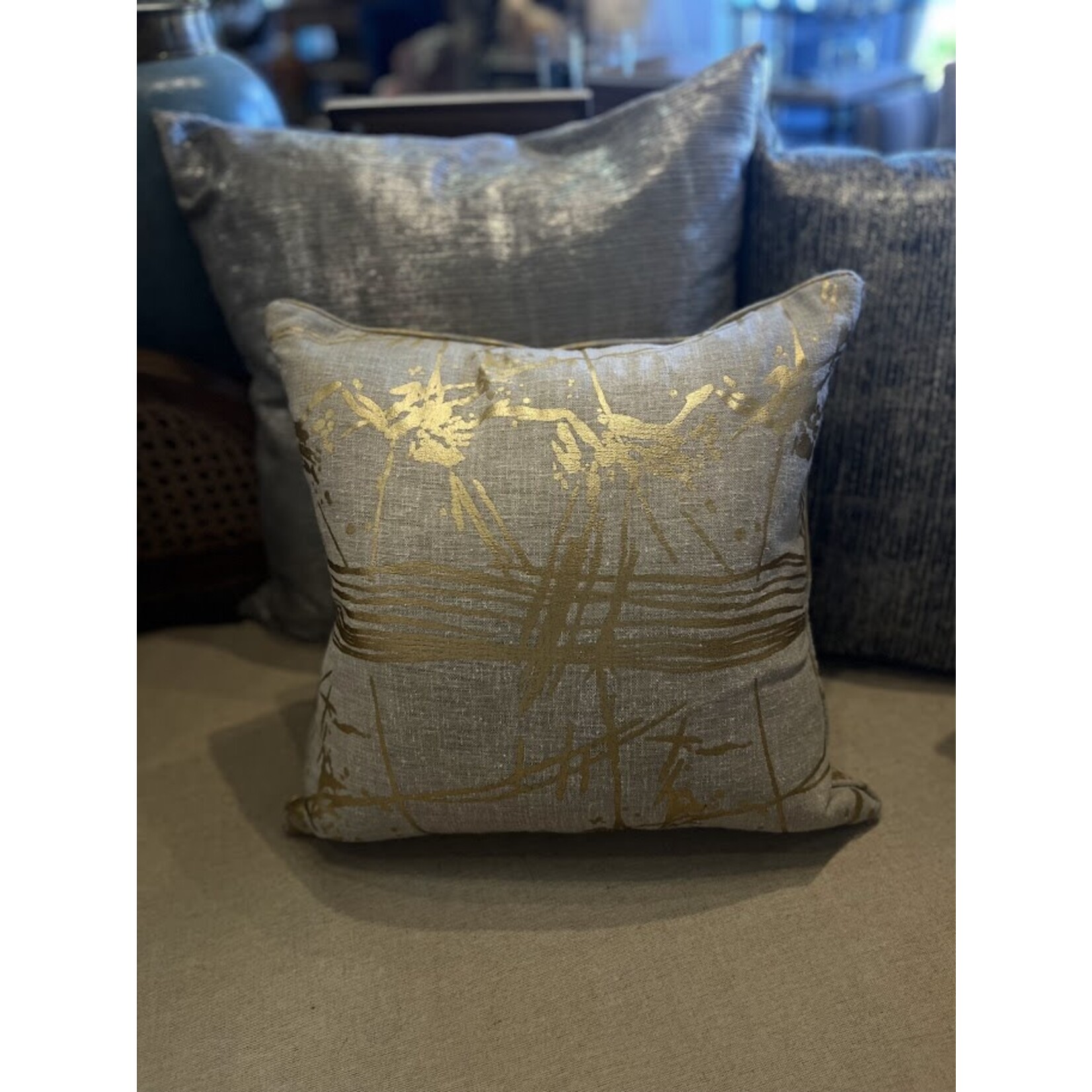 Vanguard Furniture Shimmy Gold 18x18 Down Pillow