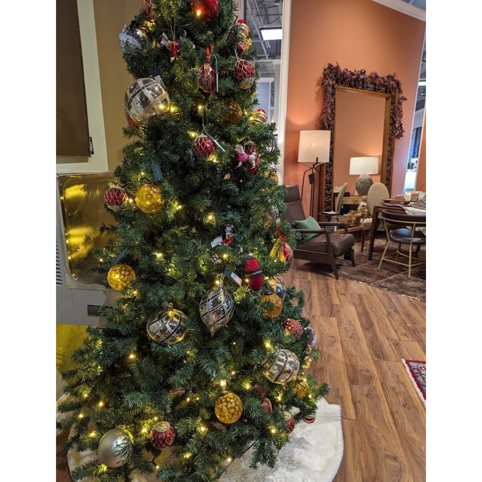 Carole Stupell LTD Vintage Red & Green Beaded Drop Ornament